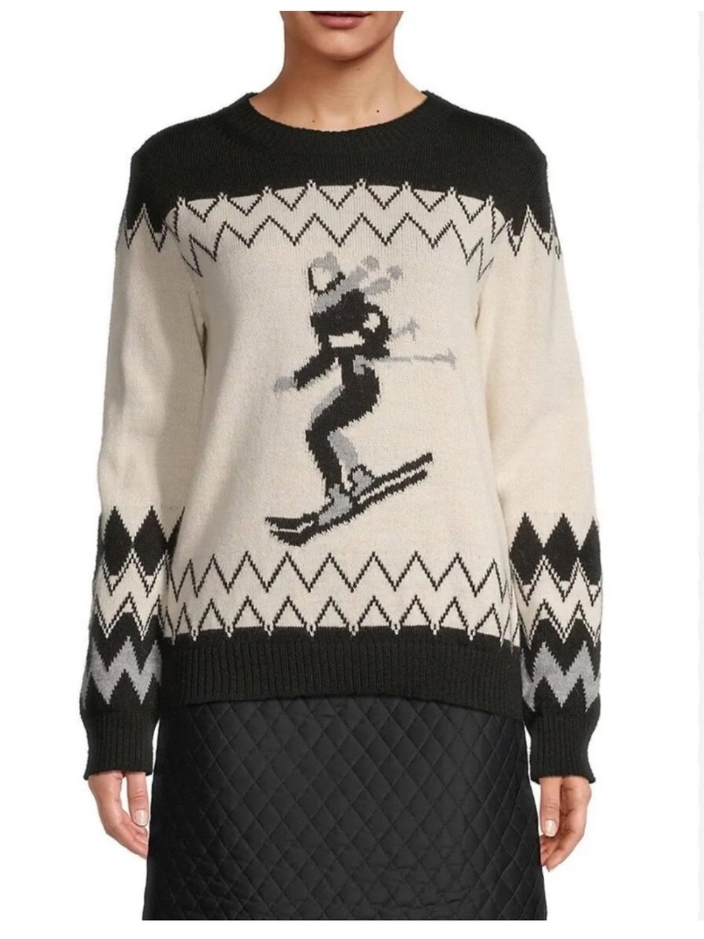 NWT WEEDWEND MAX MARA Taiga Ski-Motif sweater with a pattern - Picture 5 of 12